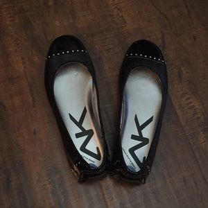 Anne Klein black flats